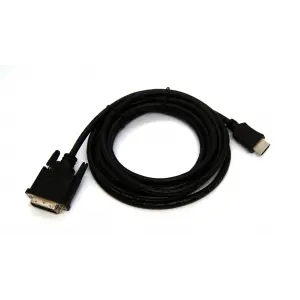 Beek HDMI <-> DVI-D Adaptör Kablosu, HDMI Tip A Erkek <-> DVI -D (18+1) Erkek, 2 metre<br>Beek HDMI/DVI(18+1) M/M,2M