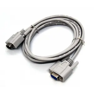 Beek Seri Uzatma Kablosu, D-Sub 9 Erkek / D-Sub 9 Dişi, 3 metre, bej renk<br>Beek DB9 M/F,beige,3M