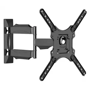Beek Tam Hareketli TV Duvar Askı Aparatı, 23 - 55 inç Ekran, Eğim Aralığı +8°~-5°, Dönme Aralığı +90°~-90°, Maksimum Yük Kapasitesi 35kg, VESA 100 x 100, 200 x 100, 200 x 200, 300 x 200, 300 x 300, 40