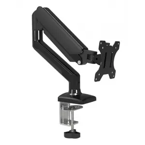 Beek Tek Ekran Taşıyabilen Askı Aparatı, 13 - 32 inç Ekran, Gaz Basınçlı Yaya Sahip, Kelepçe Dahil, Dönme Aralığı +90°~-90°, Ekran Döndürme +180°~-180°, Maksimum Yük Kapasitesi 2-9kg, VESA 100 x 100mm