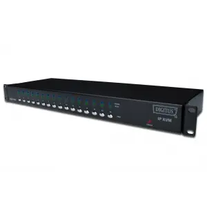Digitus 16 Port PS/2 - USB KVM on the NET™, 1 Lokal 1 Uzak Kullanıcı Erişimi