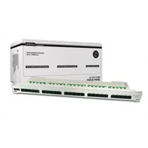 Digitus 19 Inch 25 port CAT-3 ISDN Patch Panel, Zırhsız