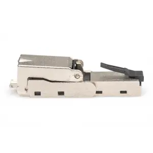 Digitus CAT 6A Modüler Sahada Sonlandırma Fişi<br>Bükülebilir RJ45 alan sonlandırma tertibatı<br>AWG 22-27 katı ve çok telli kablo için uygundur<br>Zırhlı/Shielded<br>TIA 5
