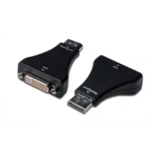 DisplayPort (DP) <-> DVI-I  Adaptörü, DP Erkek - DVI-I (24+5) Dişi