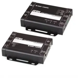 HDMI HDBaseT Sinyal Uzatma Cihazı, POH özellikli, Long Reach mod'da 150 metre, Alıcı (Receiver) ve Verici (Transmitter) Birim dahil<br>HDMI HDBaseT Extender with PoH (4K@100m) (HDBaseT Cla