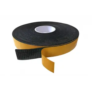 Kauçuk Bant Siyah 3mm x 100mm x 15mt