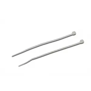 Kendiliğinden Kilitlenen Naylon Kablo Bağları, 3*100MM, Paket İçeriği: 100 adet, Beyaz Renk<br>Self-locking Nylon Cable Ties, 3*100MM, 100 pcs/PE bag, white