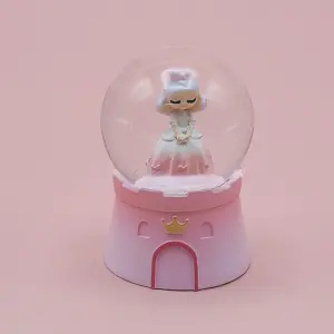 Küçük Boy Sevimli Prenses Kar Küresi