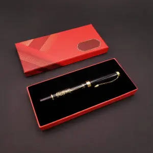 Kutulu Besmele Kalem Kırmızı