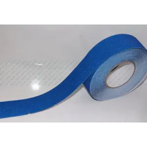 Mavi Merdiven Ve Zemin Kaydırmaz Kaymaz Bant 25mm x 25mt