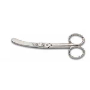 Rıza M-159 Eğri Manifatura Makası No: 5 inç / 12,70 cm - Nikel Kaplama