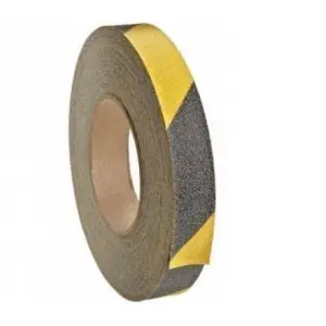 Sarı Siyah Merdiven ve Zemin Kaydırmaz Bant 25mm x 25mt