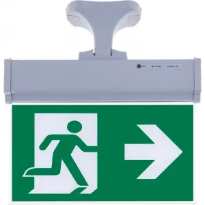 SG071-S1 Çift Yönlü Acil Yönlendirme Armatürü (Askı Aparatlı) Sağ-Sol