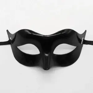 Siyah Renk Masquerade Kostüm Partisi Venedik Balo Maskesi
