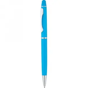 Touch Dokunmatik Turkuaz Metal Kalem