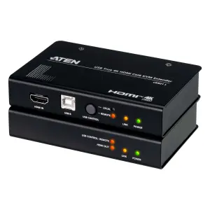 USB True 4K HDMI Cat 6 KVM Extender (4K @ 70 m)