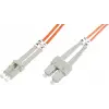 Beek LC-SC Fiber Optik Patch Kablo, Multimode OM 1 62.5/125 Duplex, 3.0mm, LSZH, 5 metre