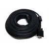 Beek VGA Monitör Kablosu, DSUB 15 erkek <-> DSUB 15 erkek, 20 metre, 3Coax/7C, AWG28, 2x ferrite filtreli, siyah renk<br>Beek VGA 20 mt cable M/M with Filter