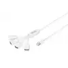 Digitus 4 Port USB 2.0 Hub, kablo formunda çok kollu, plastik<br>Digitus Slim Spider USB Hub
