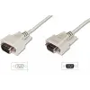 Digitus Veri İletim/Seri Uzatma Kablosu, D-Sub 9 Erkek / D-Sub 9 Dişi, 2 metre, Seri, AWG28, tek kat zırhlı, bej renk<br>Digitus Data Transfer Extension Cable, D-Sub 9 M/F, 2.0m, Serial, Molded