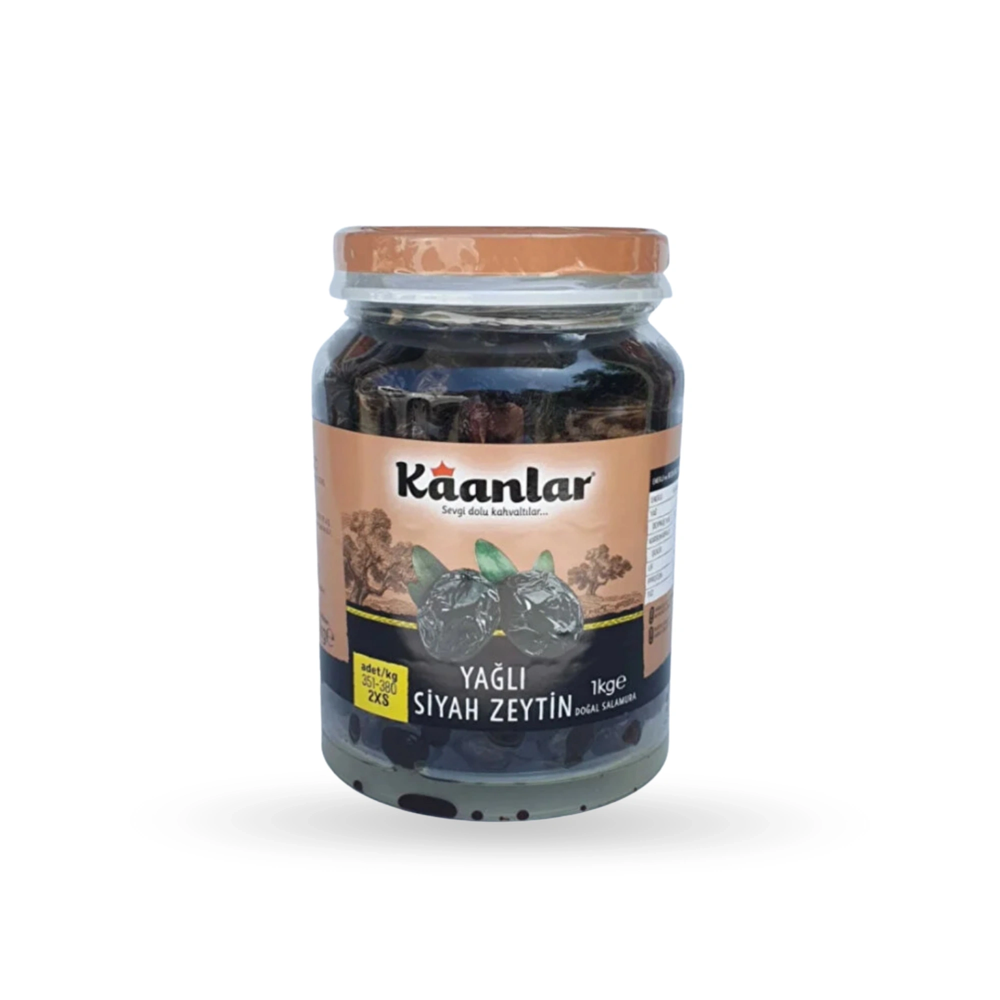 Kaanlar Siyah İri Zeytin 1 Kg