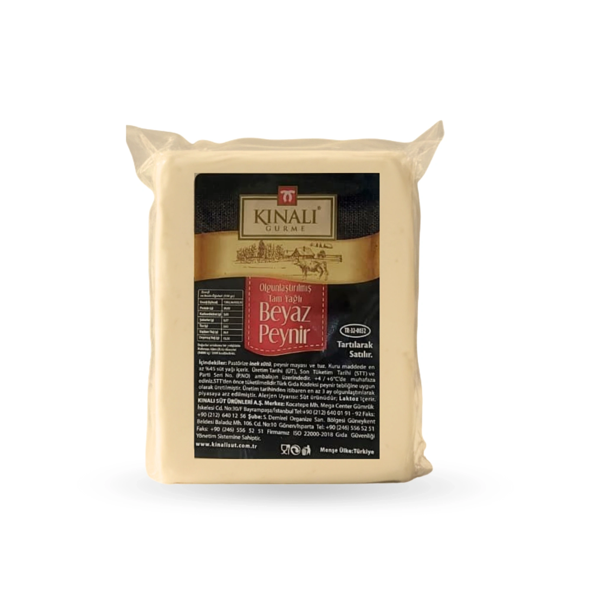 Kınalı Gurme Tam Yağlı Beyaz Peynir 1 Kg