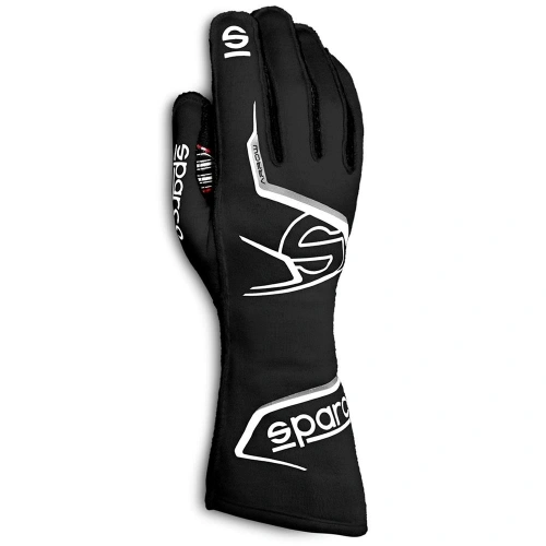 SPARCO ARROW ELDİVEN FİA ONAYLI SİYAH BEYAZ 7  NUMARA