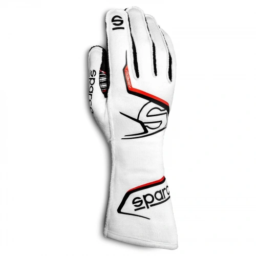 SPARCO ARROW KARTİNG ELDİVENİ BEYAZ SİYAH 12  NUMARA