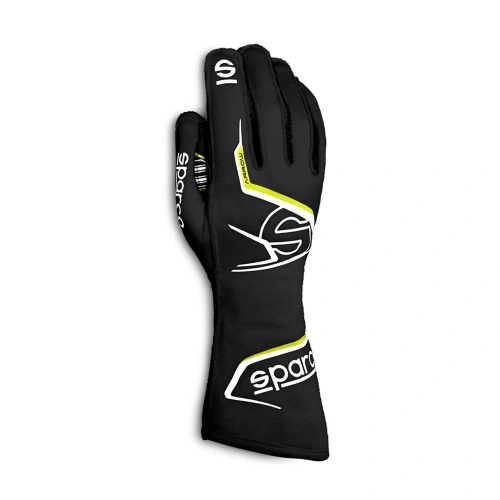 SPARCO ARROW KARTİNG ELDİVENİ SARI SİYAH 7  NUMARA
