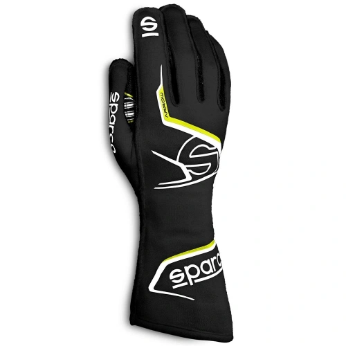 SPARCO ARROW KARTİNG ELDİVENİ SİYAH SARI 12  NUMARA