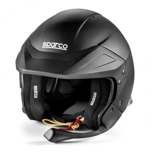 Sparco Flux RJ-I Fia Onaylı 8859-2024 Açık Kask S Beden Siyah