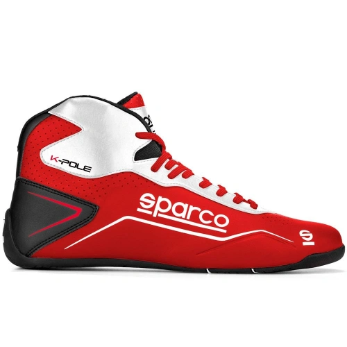 SPARCO K-POLE KARTİNG AYAKKABISI KIRMIZI BEYAZ 45  NUMARA