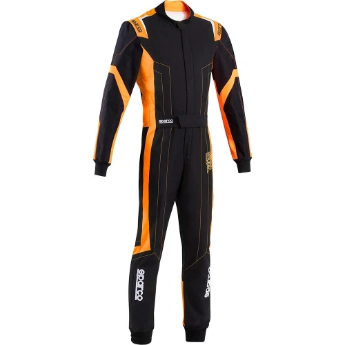 Sparco K48 Thunder Profesyonel Karting Tulumu Turuncu Çocuk 150cm