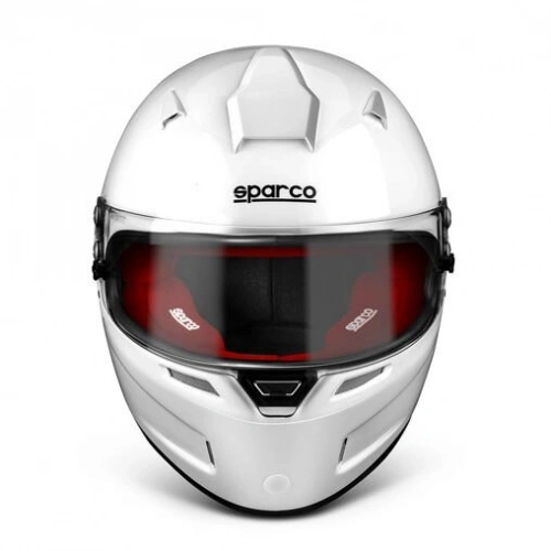 SPARCO RF-5 KAPALI YARIŞ KASKI FİA ONAYLI BEYAZ KIRMIZI M  BEDEN