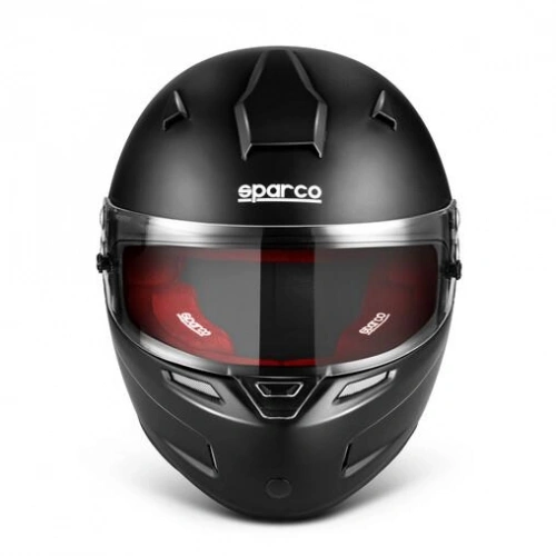 SPARCO RF-5 KAPALI YARIŞ KASKI FİA ONAYLI SİYAH KIRMIZI XS BEDEN