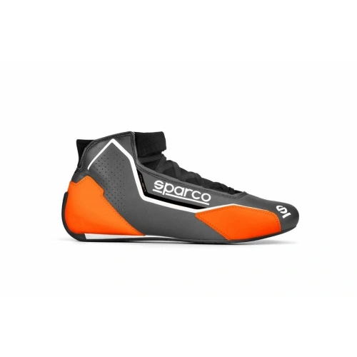 SPARCO X-LIGHT YARIŞ AYAKKABISI FİA ONAYLI GRİ TURUNCU 41  NUMARA