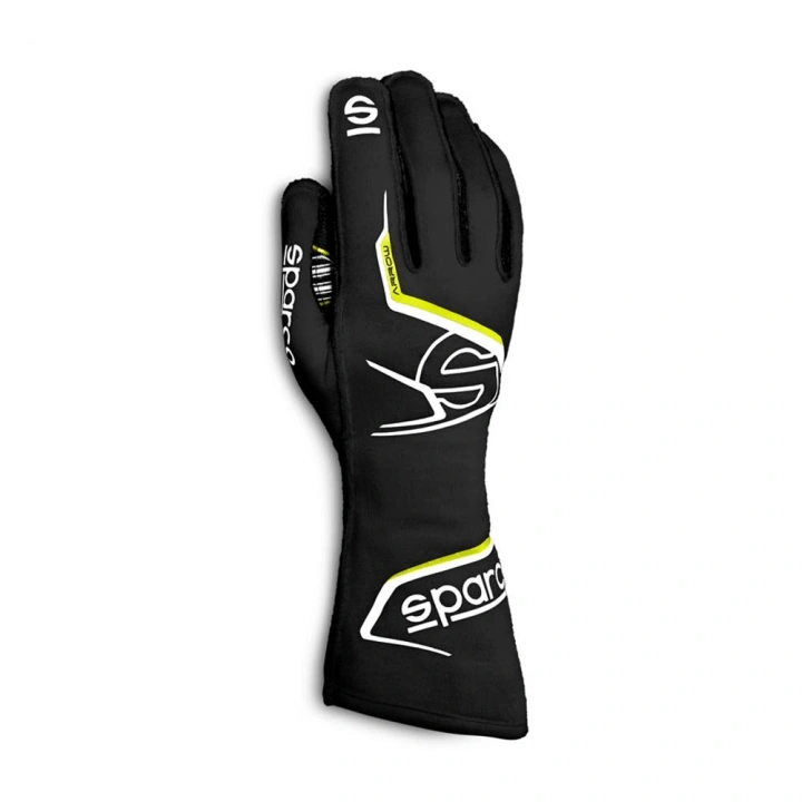 SPARCO ARROW KARTİNG ELDİVENİ SARI SİYAH 7  NUMARA