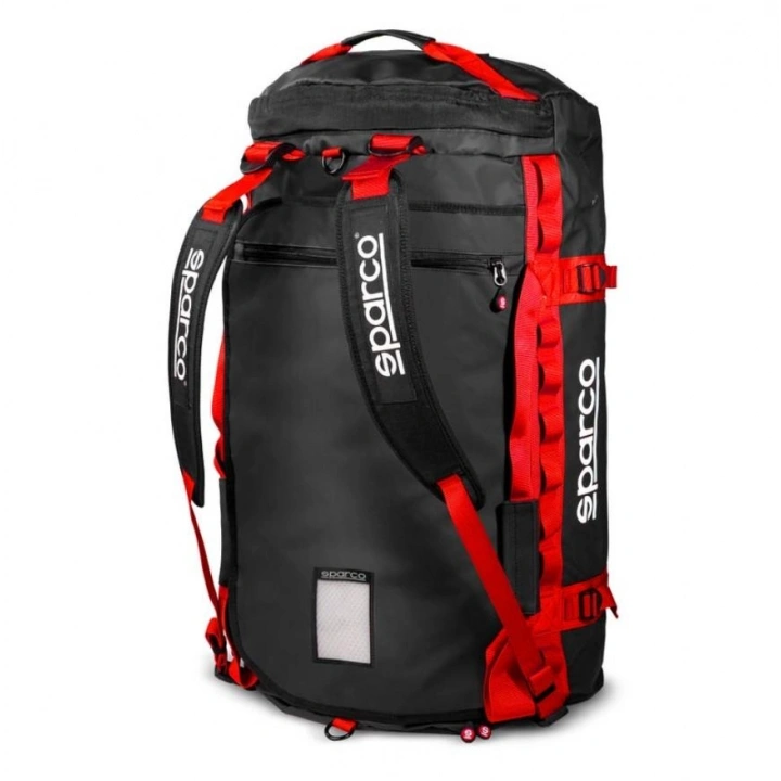 SPARCO Duffel Sport Seyahat Sırt Çantası Kırmızı 016442NRRS