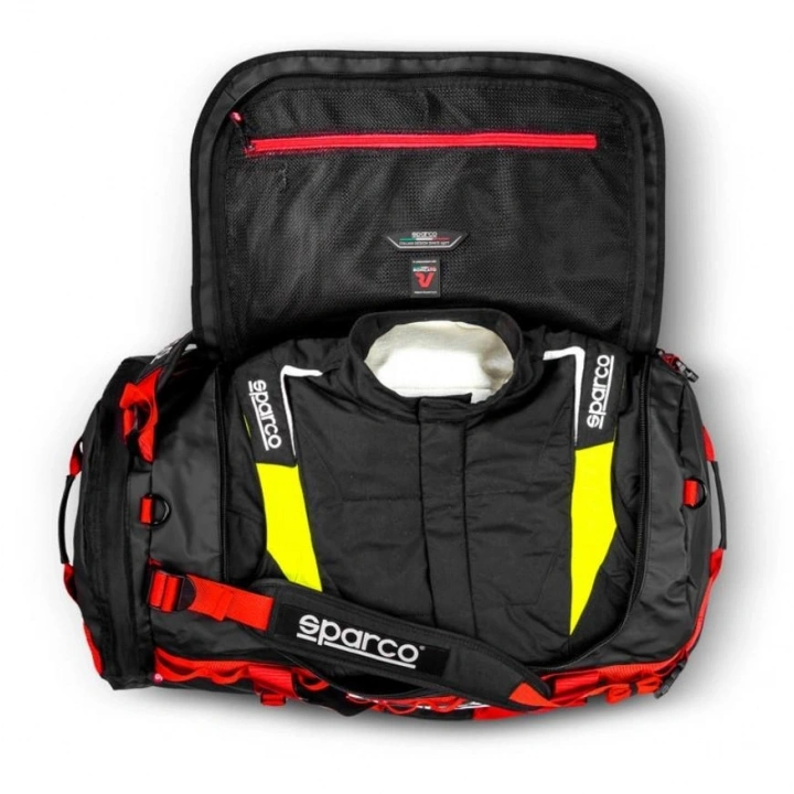 SPARCO Duffel Sport Seyahat Sırt Çantası Kırmızı 016442NRRS
