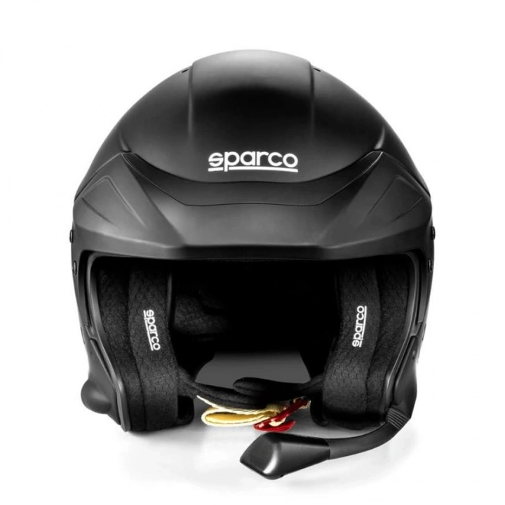 Sparco Flux RJ-I Fia Onaylı 8859-2024 Açık Kask S Beden Siyah