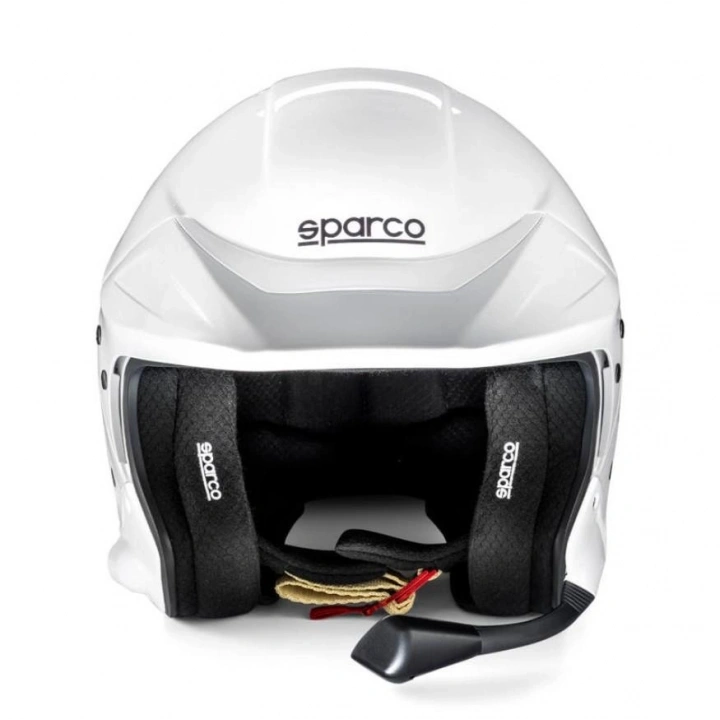 Sparco Flux RJ-I Fia Onaylı Açık Kask 8859-2024 Beyaz S