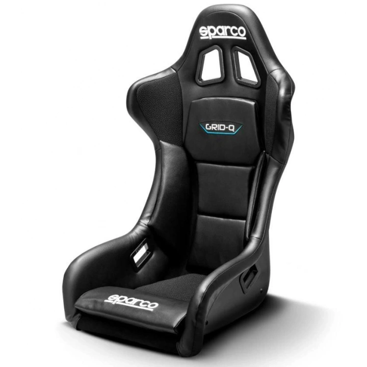 SPARCO GRİD Q DERİ YARIŞ KOLTUĞU FİA ONAYLI SİYAH