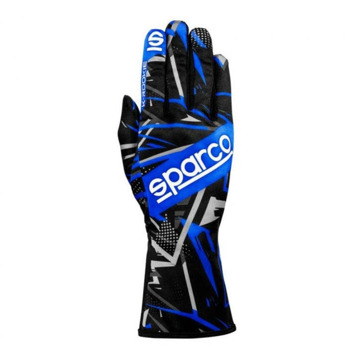 SPARCO K-ROOKIE KArting Eldiveni 10 Numara Mavi M