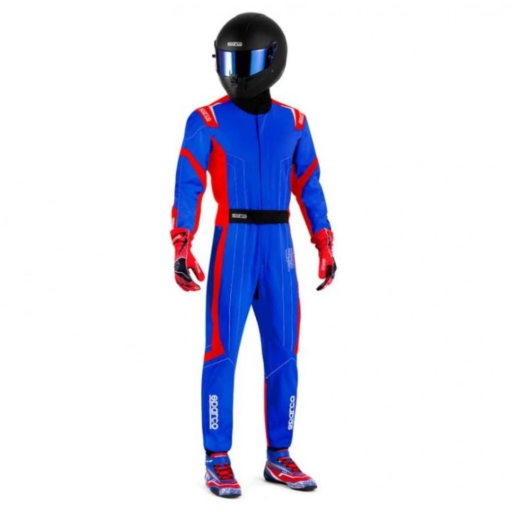 Sparco K48 THUNDER Karting Yarış Tulumu L Mavi