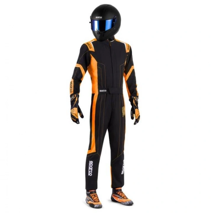 Sparco K48 Thunder Profesyonel Karting Tulumu Turuncu XS