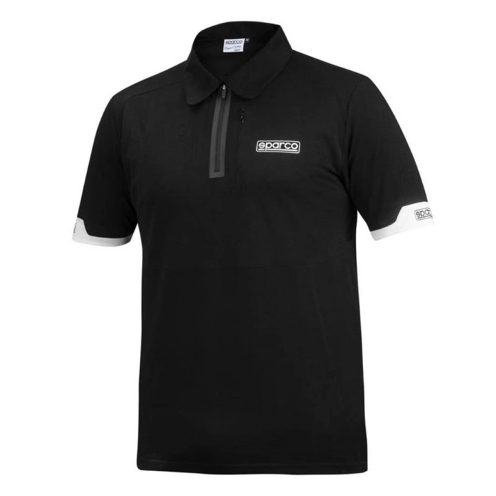 SPARCO POLO ZIP SİYAH L BEDEN