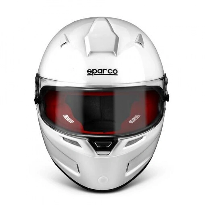 SPARCO RF-5 KAPALI YARIŞ KASKI FİA ONAYLI BEYAZ KIRMIZI S BEDEN