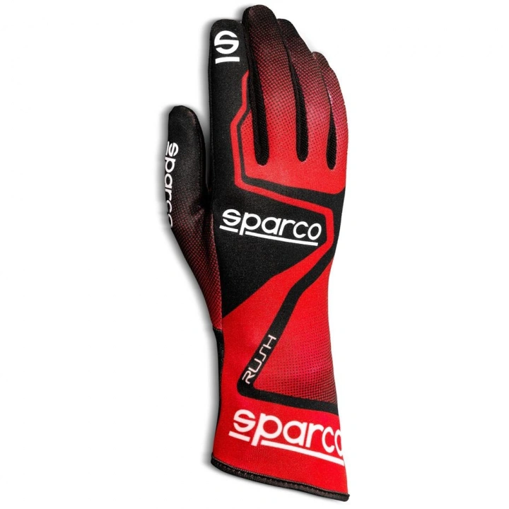 SPARCO RUSH KARTİNG ELDİVENİ KIRMIZI SİYAH 12  NUMARA