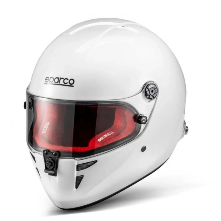 Sparco Stealth RF Fia Onaylı Kask Beyaz M-L Beden Kırmızı Ped BRH0007B0W090ML