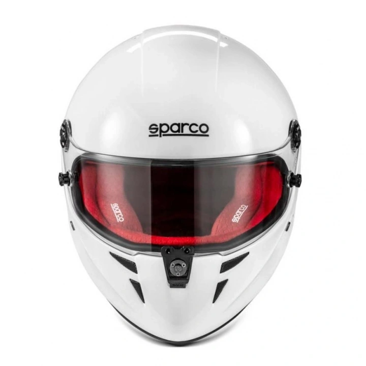 Sparco Stealth RF Fia Onaylı Kask Beyaz M-L Beden Kırmızı Ped BRH0007B0W090ML